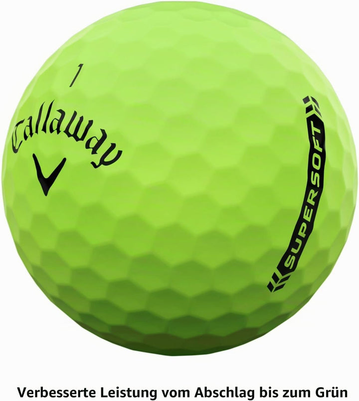 Callaway Supersoft Golfbälle 2023 Grün, Grün