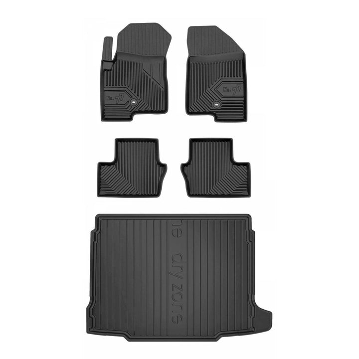 Satz Fussmatten und Gummimatte für Dodge Caliber 2006-2011