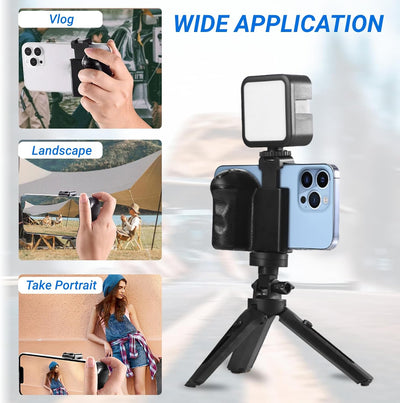 Smartphone-Kameragriff, Bluetooth-Handy-Griffhalter, Handy-Selfie-Booster-Griff, Handy-Kamera-Auslös
