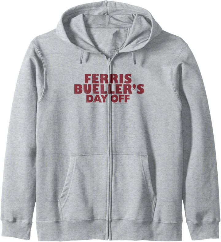 Ferris Bueller's Day Off Title Red Type Kapuzenjacke