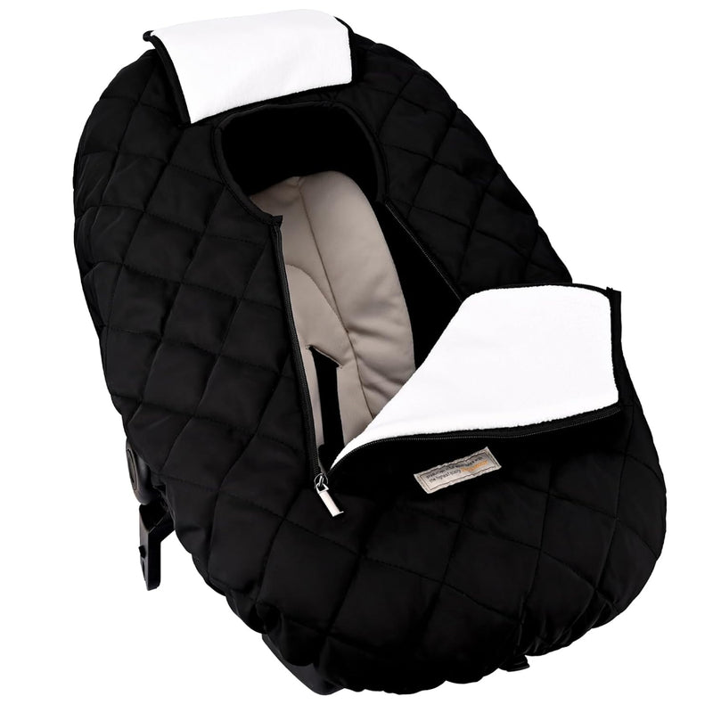 Bebamour Infant Car Seat Cover Universal Warm Baby Autositz Fusssack Anti Wind und Wasser Front Zip