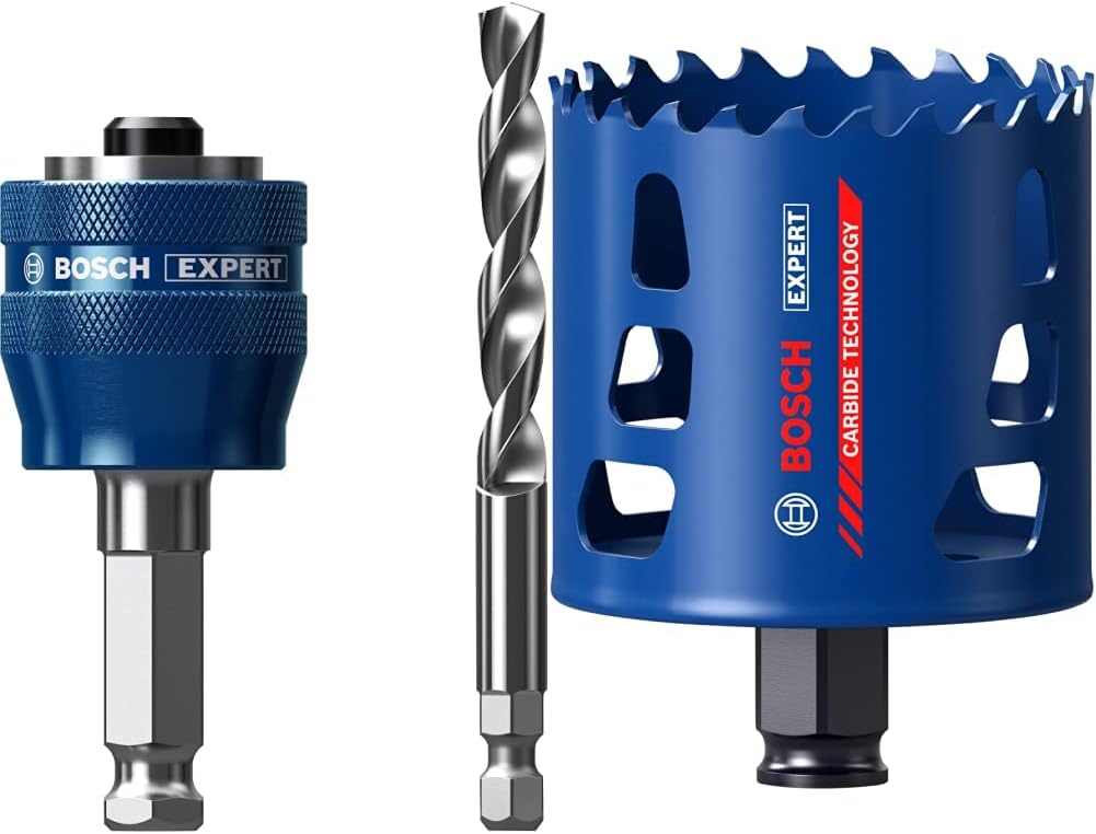 Bosch Professional 1x Expert Power Change Plus Lochsäge-Systemadapter (Ø 7,15 mm) + 1x Expert Tough