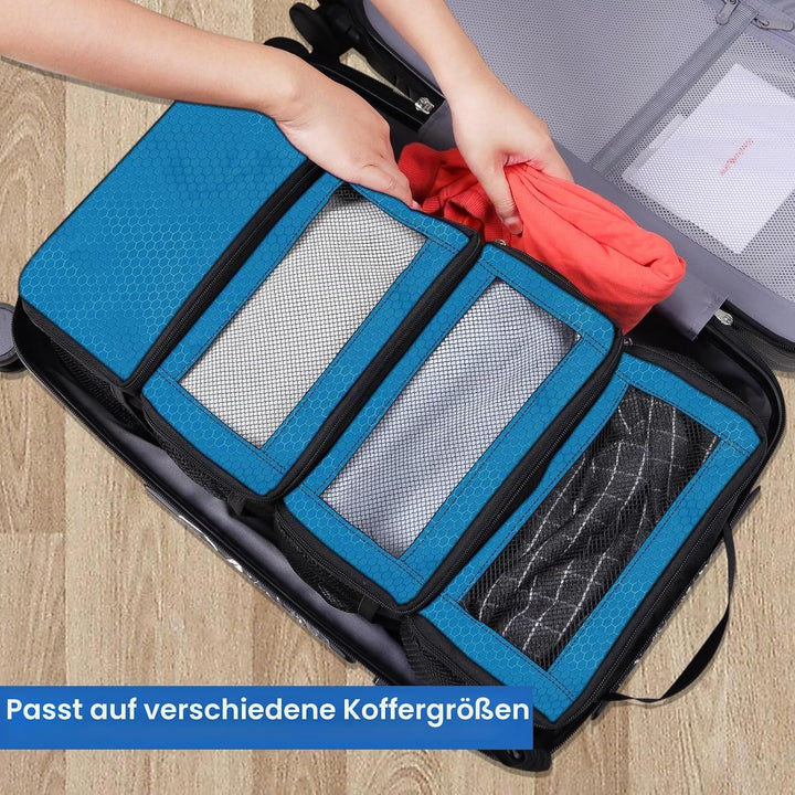 Koffer-Organizer, Reisegepäck-Organizer, tragbar, hängende Reiseregale, zusammenklappbar, zum Aufhän