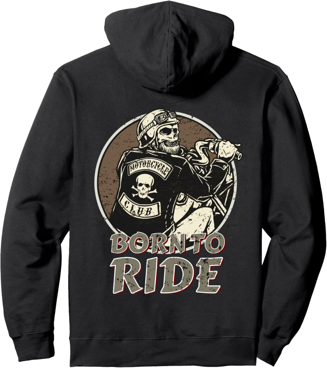 Chopper Rocker Motocross Motorrad Motorcross Pullover Hoodie