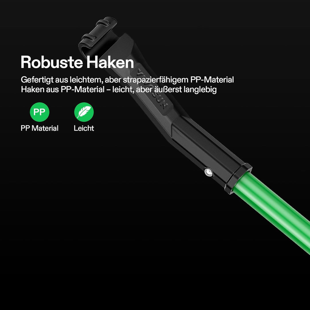 VIVOSUN 4er-Packung Grüne Stangen, Growzelt Höhes CFM-Set, Grüne Pole von 60-120cm, Geeignet für 60x