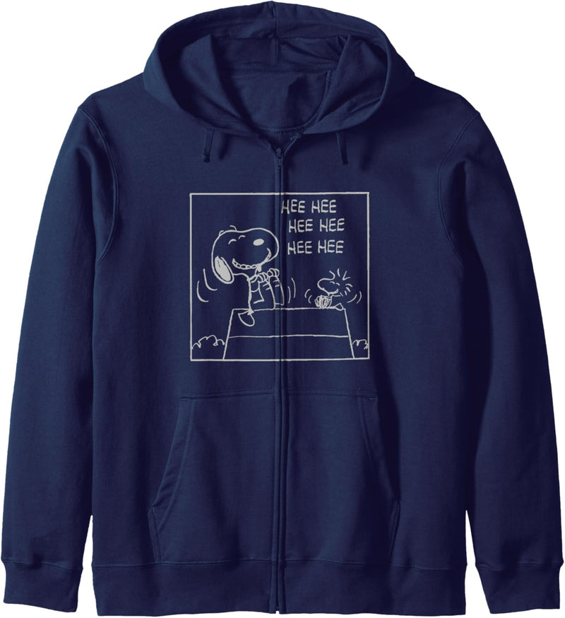 Peanuts Snoopy and Woodstock He He He Kapuzenjacke