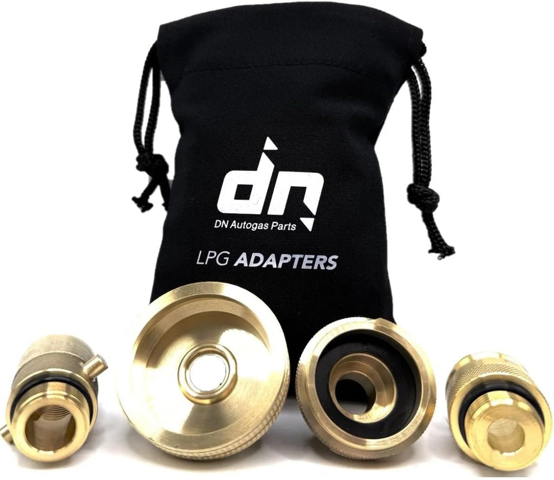 Gomet LPG GPL Autogas Tank-Nachfülladapter-Set, 21,8 mm, für Acme Dish Euronozzle Bajonett mit Tasch