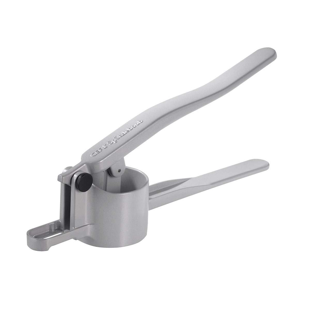 Gefu 13170 Kartoffel-/Spätzlepresse Spätzleboub, Guss, Handgeschabt, Silber 41,0 x 9,0 x 11,0 cm Sil