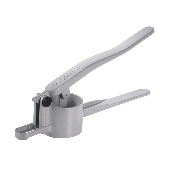 Gefu 13170 Kartoffel-/Spätzlepresse Spätzleboub, Guss, Handgeschabt, Silber 41,0 x 9,0 x 11,0 cm Sil