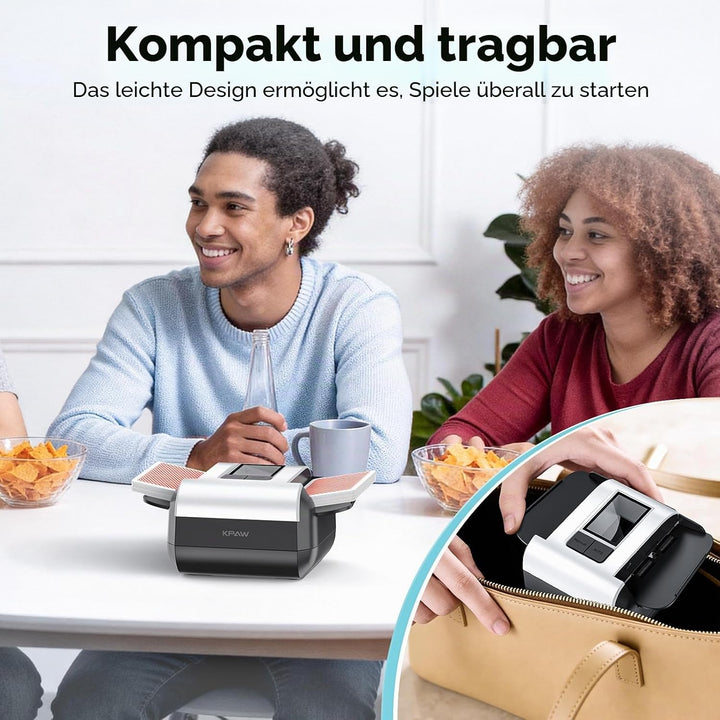 Kartenmischer, 2 Deck, wiederaufladbarer automatischer Kartenmischer mit Dual-Modi, geräuscharmer, t