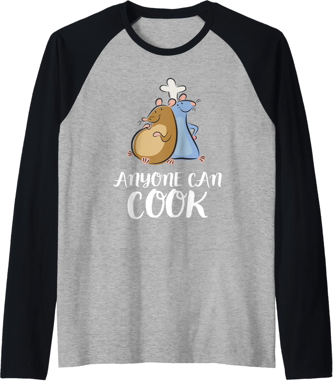 Disney Pixar Ratatouille Remy And Emile Anyone Can Cook Raglan