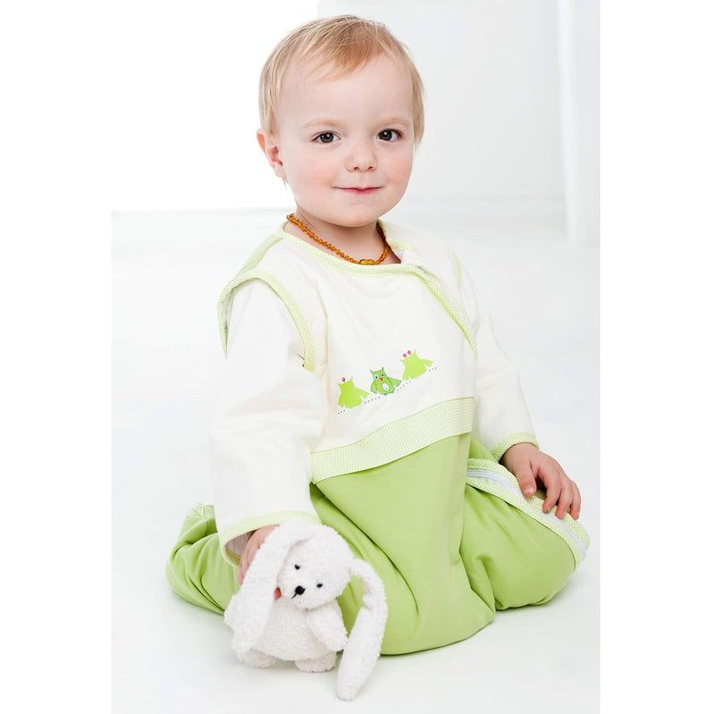 Gesslein Bubou Design 022: Temperaturregulierender Ganzjahreschlafsack/Schlafsack für Babys/Kinder,