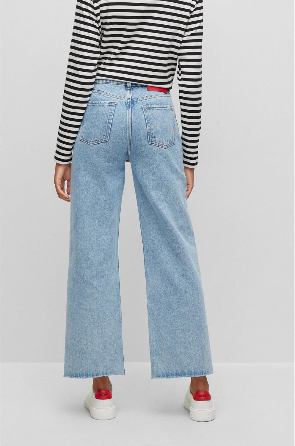 HUGO Damen Pants 27W / 34L Blau, 27W / 34L Blau