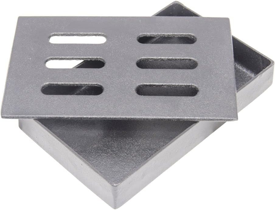 Char-Broil 140 551 - Räucherbox, Gusseisen., Grau, Räucherbox