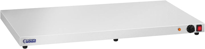 Royal Catering RCHP-600E Warmhalteplate Heizplatte Speisenwärmer (600 W, Edelstahl, Breite 100 cm)