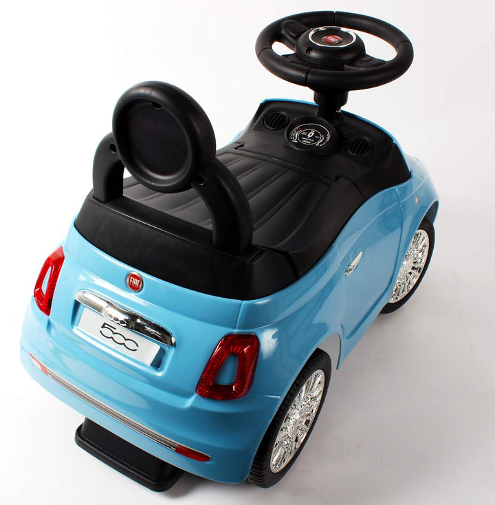 TURBO CHALLENGE Laufwerk FIAT 500 – 119095 – Blau – Kunststoff – Gewicht max. 25 kg – ab 12 Monaten