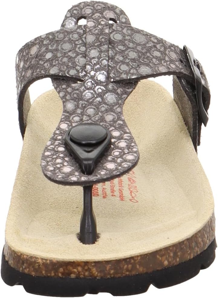 Superfit Girl's Fussbettpantoffel Mule 24 EU Schwarz 0010, 24 EU Schwarz 0010