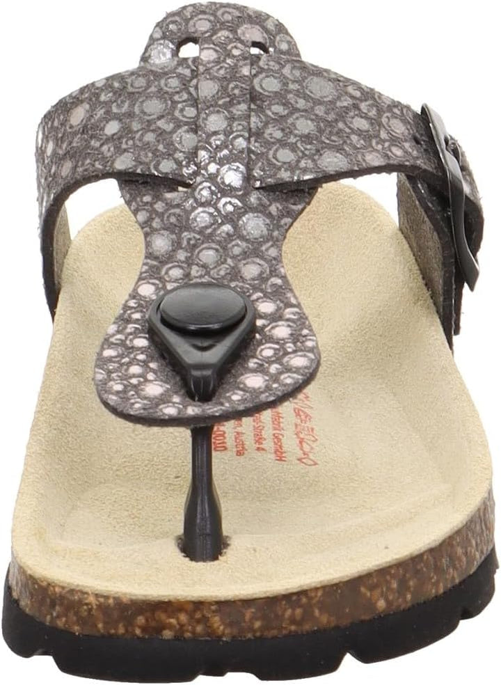 Superfit Girl's Fussbettpantoffel Mule 24 EU Schwarz 0010, 24 EU Schwarz 0010