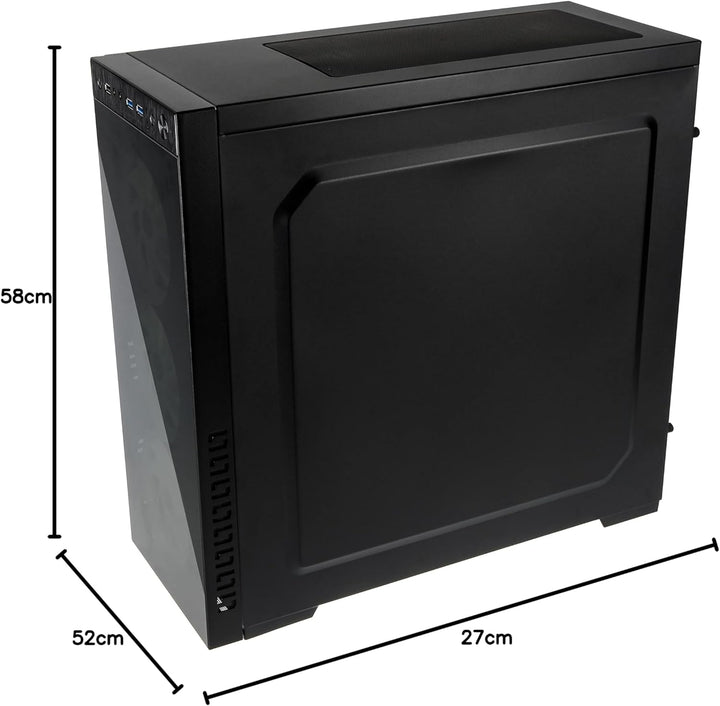 KOLINK Horizon RGB Midi-Tower ATX, Tempered Glass Computergehäuse, PC Hülle, RGB PC Case, PC Gehäuse