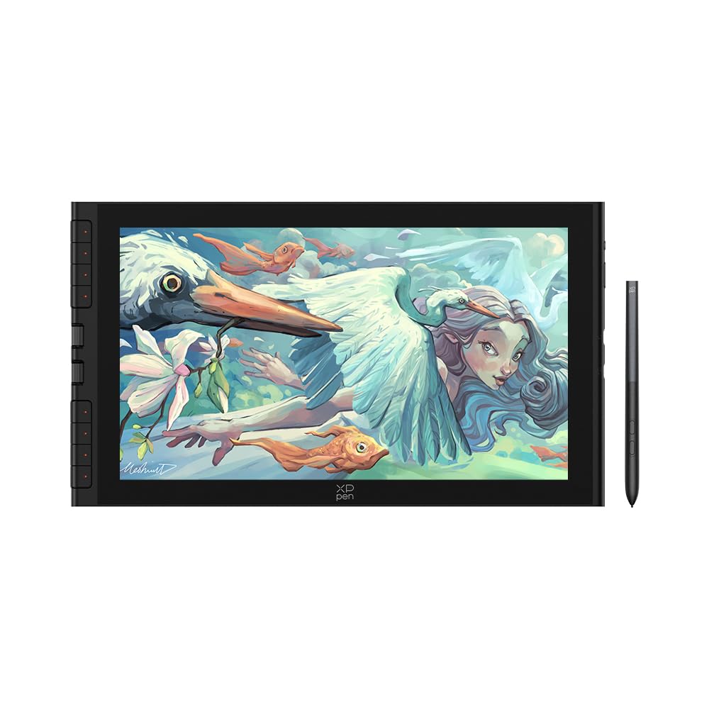 XPPen Artist 16 3rd Grafiktablett mit Display – 15,4 Zoll Zeichentablett, 16384 Druckstufen X4 Chip