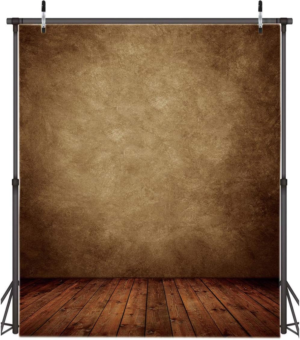 AIIKES 5x7FT Brauner Plankenhintergrund Holzboden Fotografie Hintergrund Neugeborene Foto Hintergrun