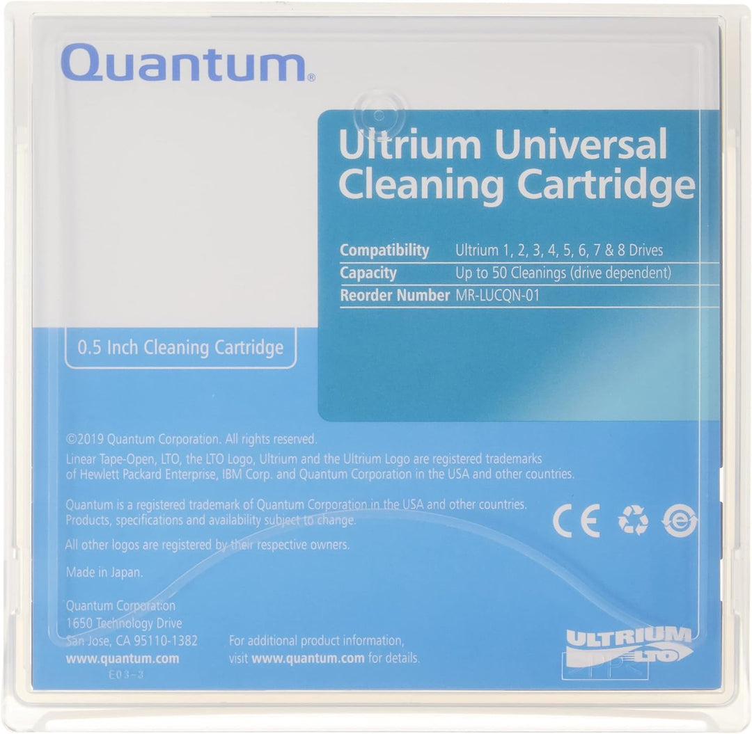 Quantum MR-LUCQN-BC Ultrium Cleaning Cartridge