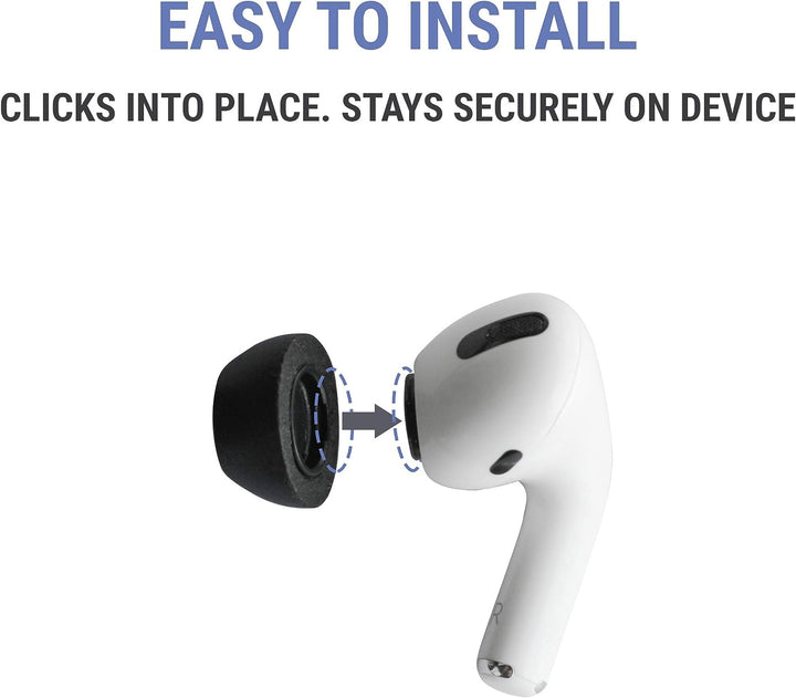 Comply Premium Memory Foam Kopfhörer für Airpods Pro (gross, 3 Paar) L Alte Version, L Alte Version