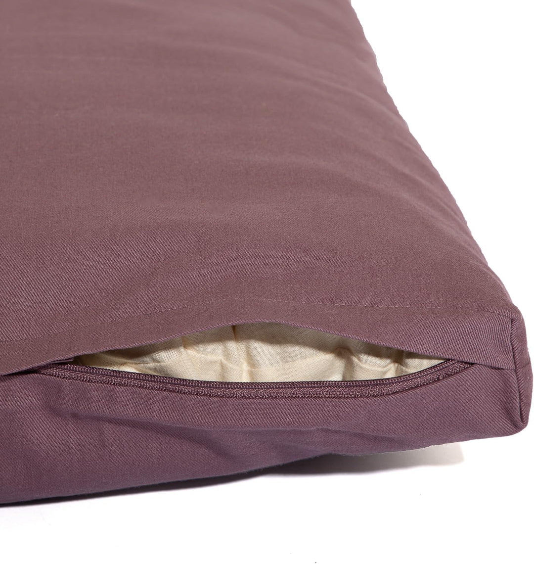 Bodhi Neu Meditationsmatte ZABUTON | ECO Serie | Klassische Yoga Matte mit abnehmbarem Bezug aus 100
