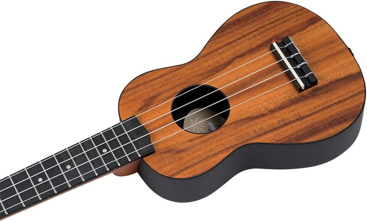 Ortega Guitars Sopran Ukulele natur - Keiki K3 - Starterkit inklusive Tuner, 5 Medium Plektren & Kor