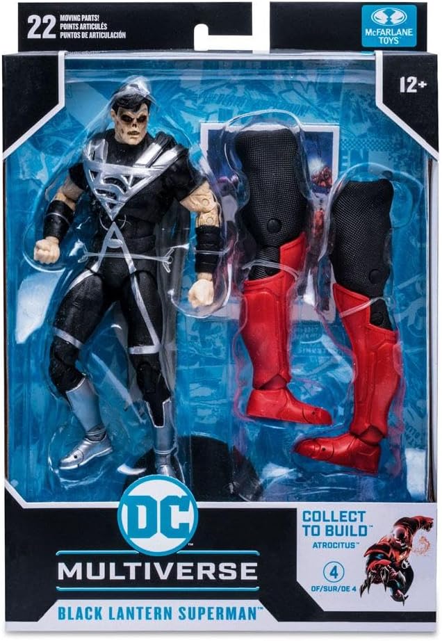McFarlane DC Multiverse Build A Actionfigur Black Lantern Superman (Blackest Night) 18 cm Modern, Mo
