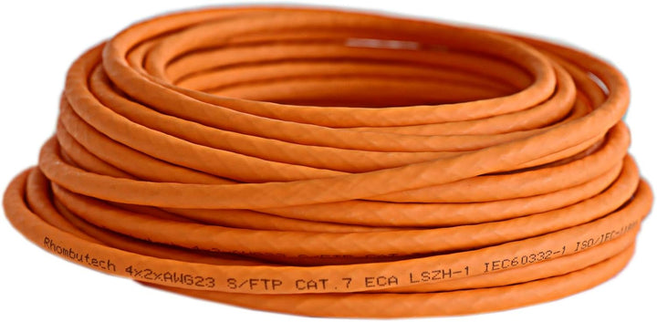 Rhombutech® 30 Meter CAT.7 Netzwerkverlegekabel - Installationskabel - LAN - Ethernet - S/FTP LSZH 1