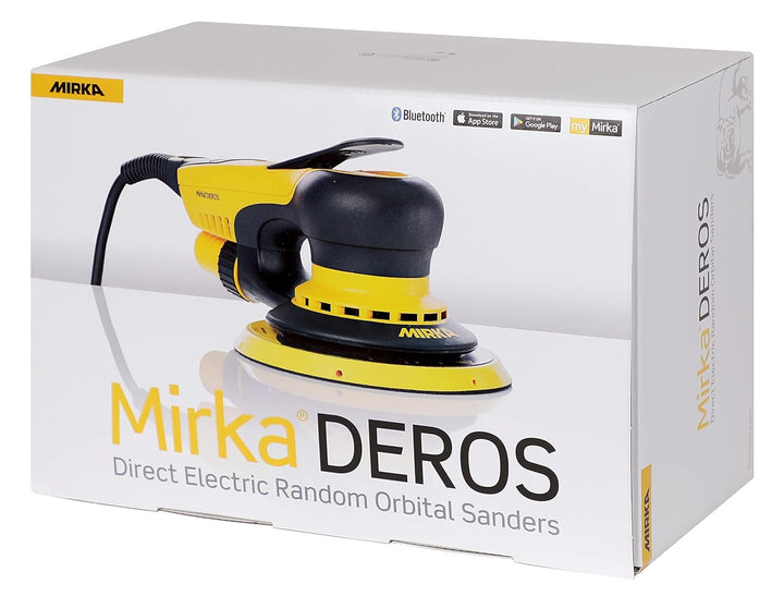 Mirka DEROS 680CV / Exzenter-Schleifer Schleifmaschine mit Zentral-Absaugung und Klett / für Ø 150mm