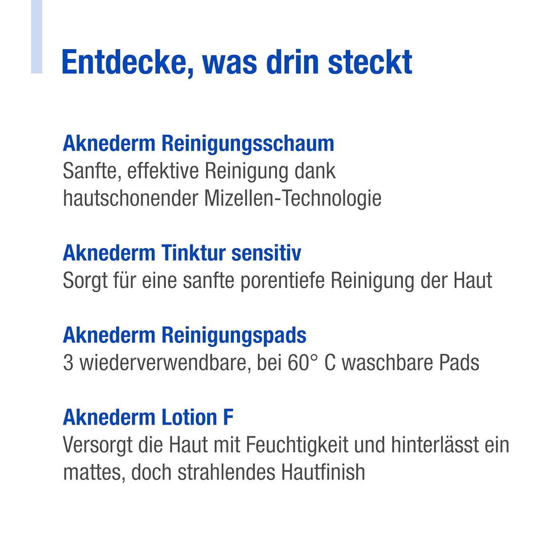 AKNEDERM Daily Cosmetic Set for sensitive skin, 230