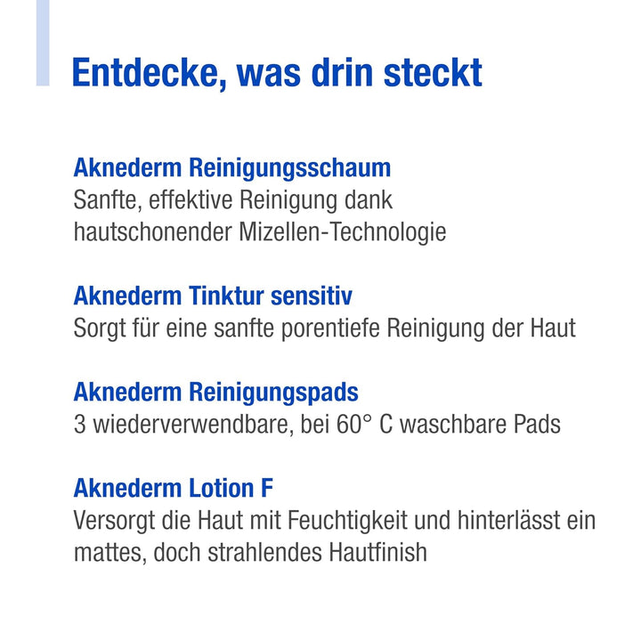 AKNEDERM Daily Cosmetic Set for sensitive skin, 230