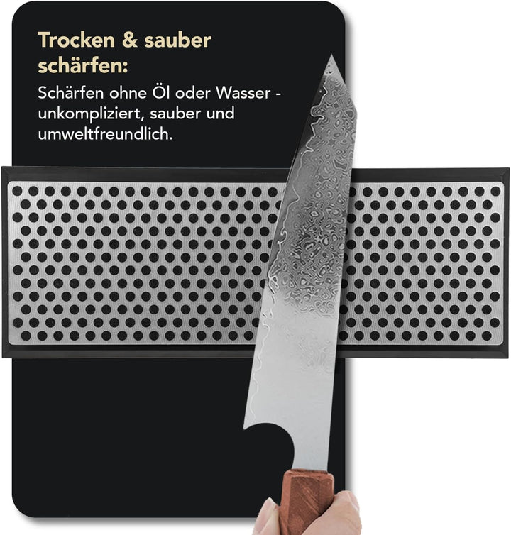 DMT Diamant-Schärfstein extragrob mit Plastikbox, 15.2 cm / 6 Zoll, 1 Stück, W6XP Mehrfarbig, Extra-