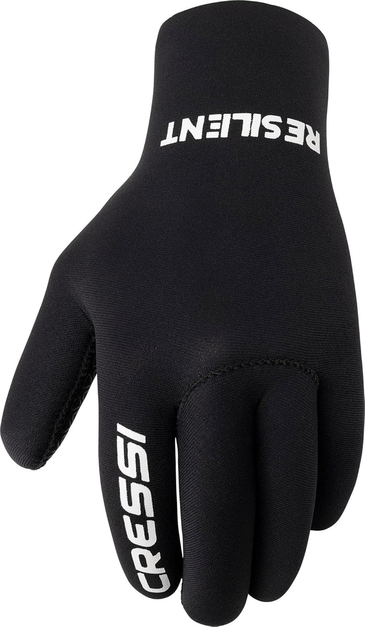 Cressi Black Neoprene Gloves Resilient 3mm - Tauchhandschuh aus Weichem 3 mm Neopren, Hohe Elastizit