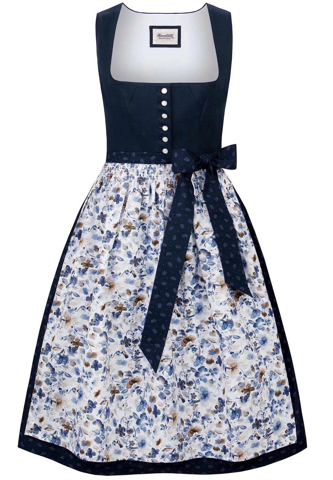 Stockerpoint Damen Dirndl Salome Kleid für besondere Anlässe 42 Nachtblau, 42 Nachtblau