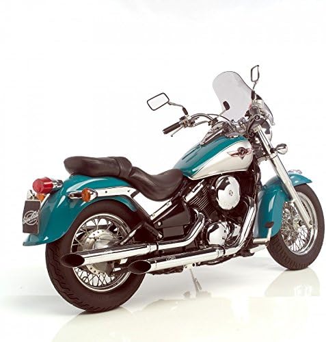 Auspuffanlage LeoVince Komplettanlage SILVERTAIL K02, chrom, mit Zulassung für Kawasaki VN 800 Class