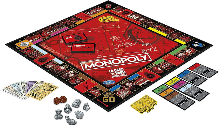 Monopoly: Netflix Haus des Geldes/La Casa de Papel Edition, Brettspiel für Erwachsene und Teenager,