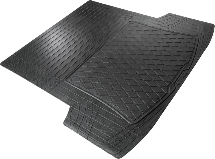 WALSER Kofferraummatte Safeguard, Grösse L 130 x 120 cm, universal zuschneidbare Gummimatte, univers