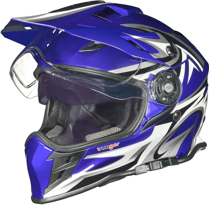 RX-967 Crosshelm Integralhelm Quad Cross Enduro Motocross Offroad Helm Pinlock, XS (53-54)