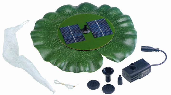 Solarinsel Teichinsel Lilienblatt