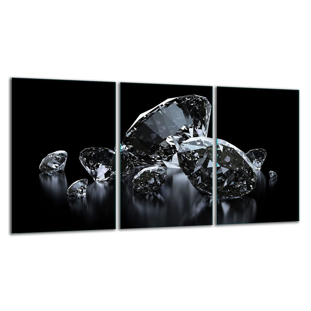TMK | Herdabdeckplatten ceranfeld 3 Teilig 30x52 cm | Ceranfeldabdeckung Küche Elektroherd Induktion