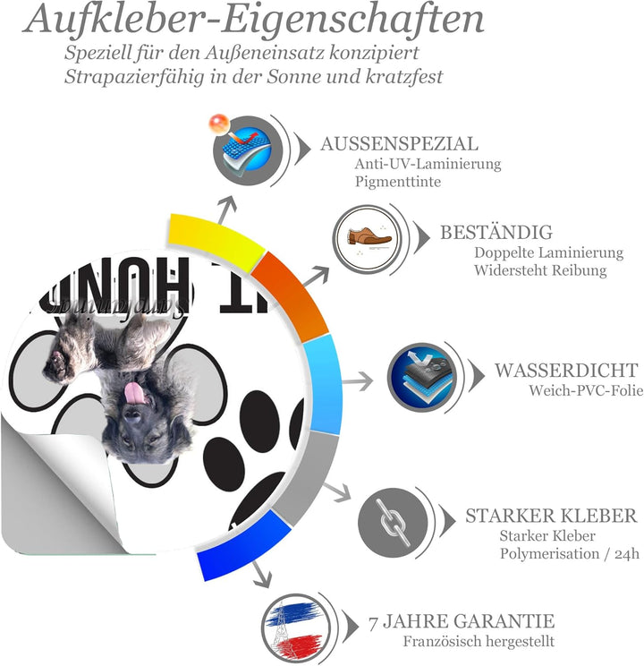 hier wache ich hund Sarplaninac 29/18 cm 300 Modern, 300 Modern