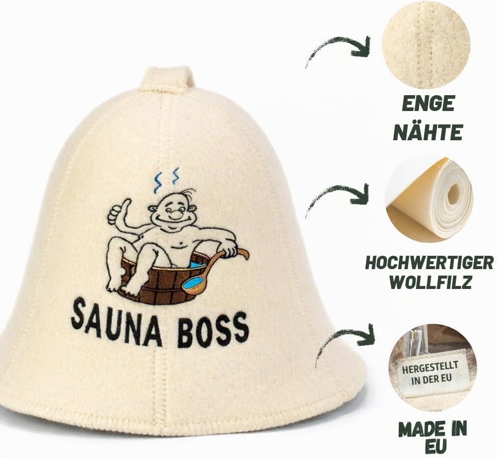 Natural Textile Saunahut &