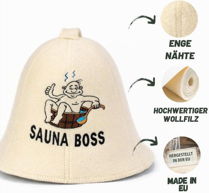 Natural Textile Saunahut &