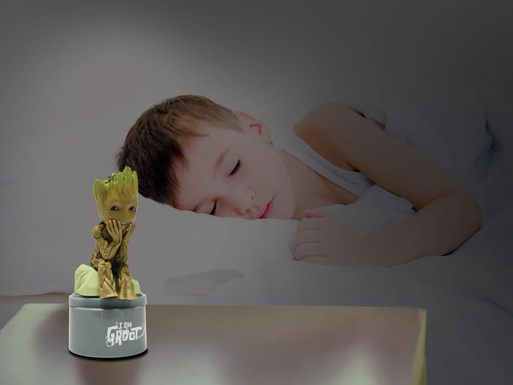 Lexibook, Marvel Guardians of The Galaxy, Groot Nachtlicht mit Lautsprecher für Kinderzimmer, weiche