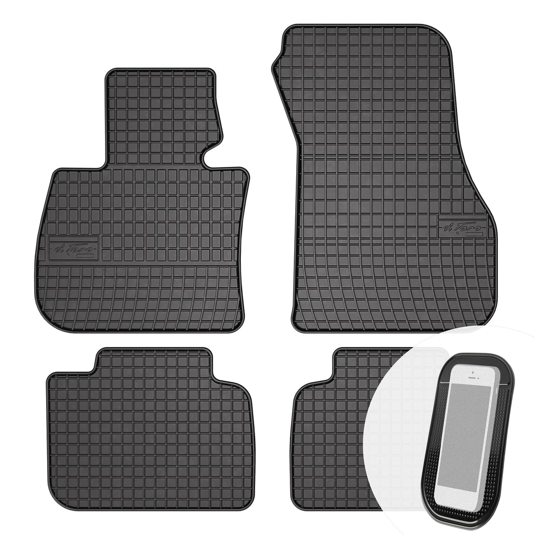 Gummimatten Auto Fussmatten Gummi Automatten Passgenau 4-teilig Set - passend für BMW Serie 2 F45 Ac