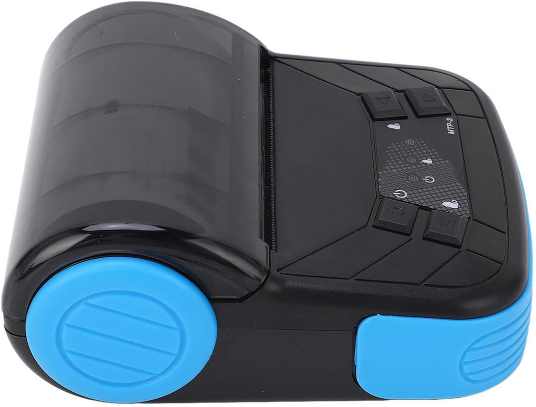 Fafeicy Mini Tragbarer Kabelloser 80mm Thermodrucker für Quittungen Tickets Rechnungen POS System Ko