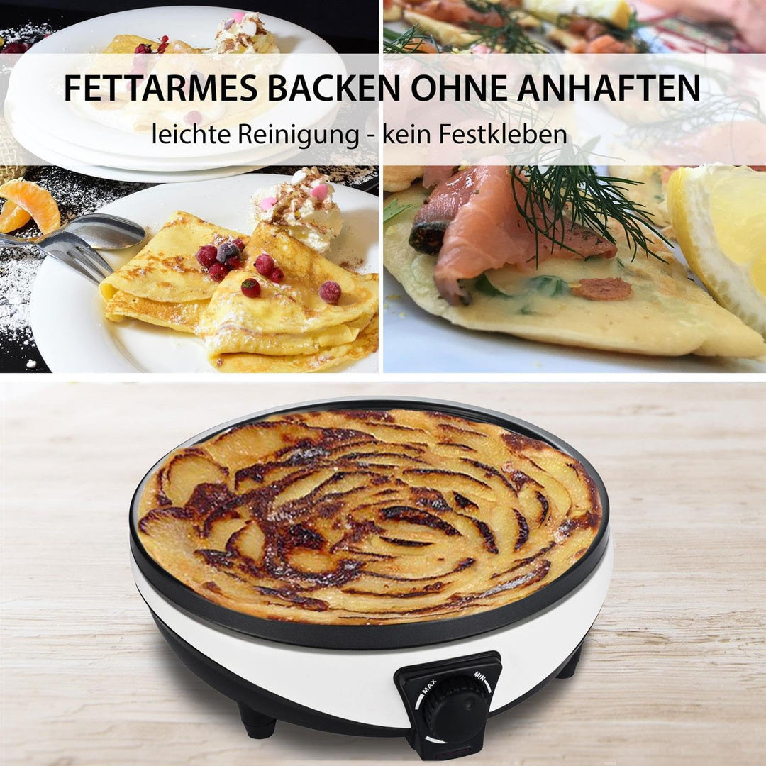 Syntrox Germany 3in1 Crepes Maker | Kontaktgrill | Pancake Maker Zephir, viele Anwendungsmöglichkeit